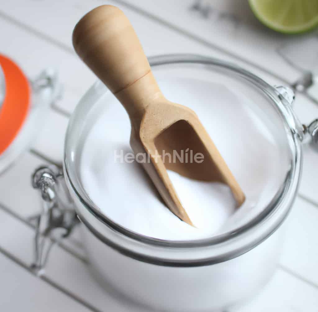 Applying homemade pastes from baking soda or vinegar