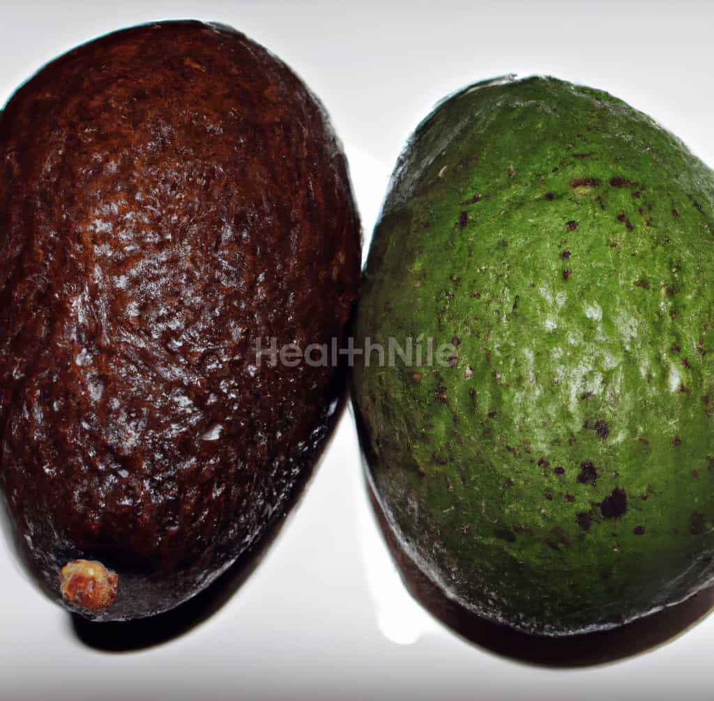 Avocados that are overripe may have dark, leathery skin