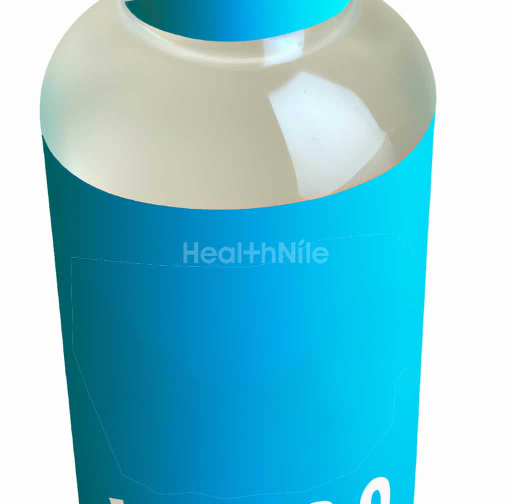 Hydrogen peroxide rinse